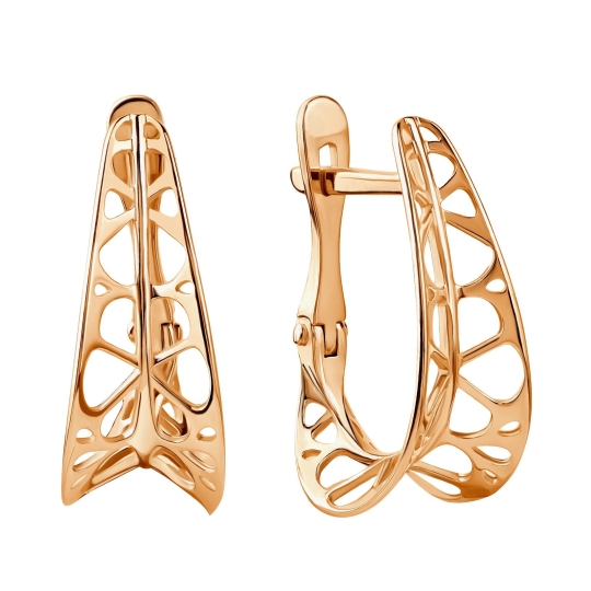 Серьги из золота с бриллиантами 