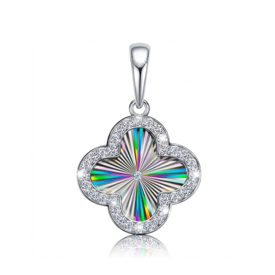 Кольцо из серебра с алмазной гранью и фианитами