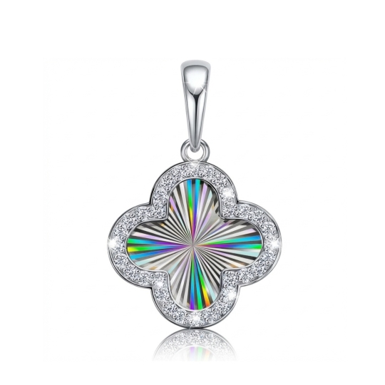 Кольцо из серебра с алмазной гранью и фианитами