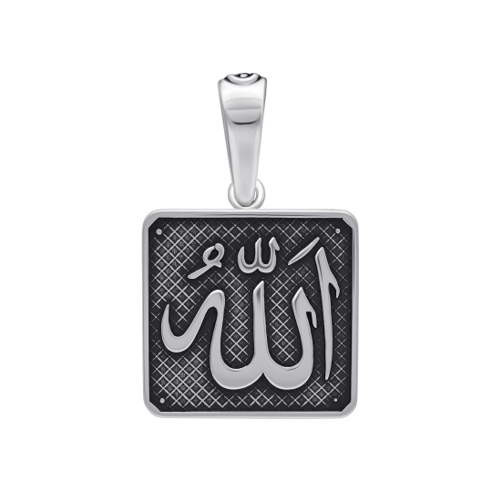 Подвеска-крест из серебра