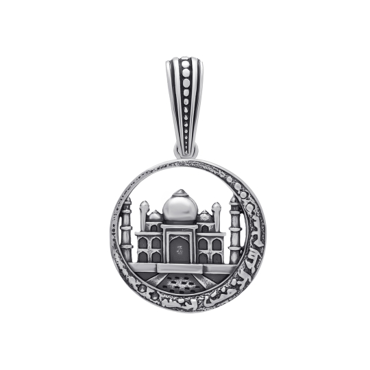 Подвеска-шарм из серебра с фианитами