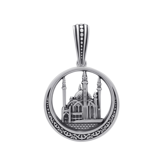 Подвеска из серебра с фианитами