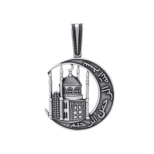 Подвеска из серебра с фианитом