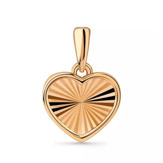 Подвеска из золота с бриллиантами и "танцующим" бриллиантом 