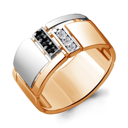 Кольцо из серебра с ювелирным кристаллом