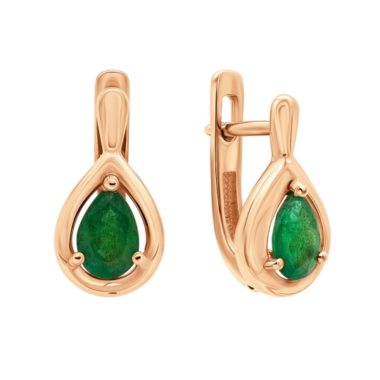 Серьги из золота с бриллиантами