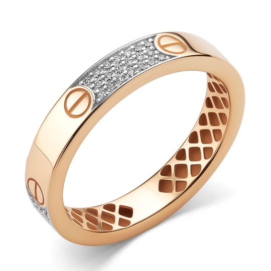 Браслет из золота с фианитами