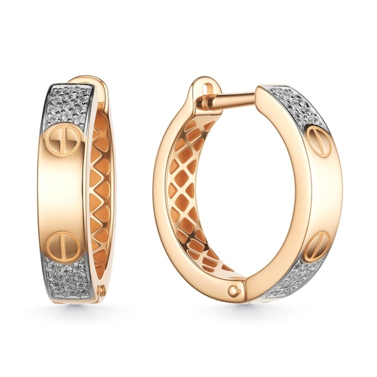 Браслет из золота с фианитами