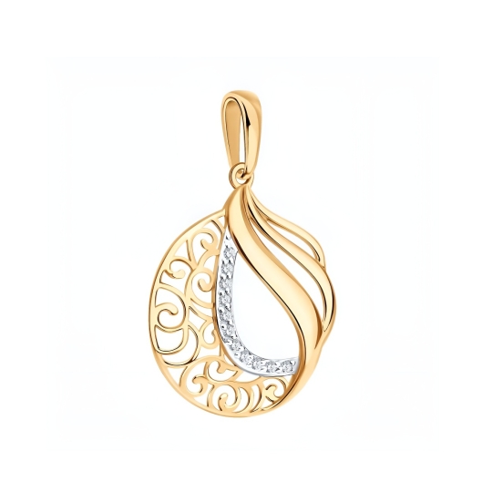 Подвеска-буква из золота "К"