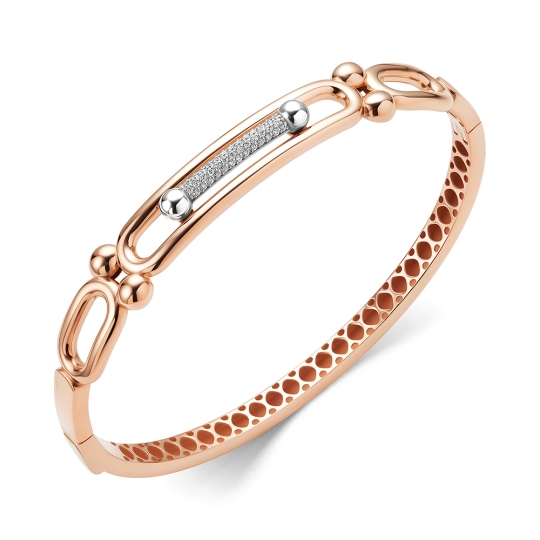 Браслет из белого золота с бриллиантами