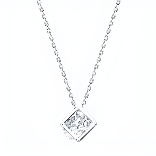 Колье из серебра