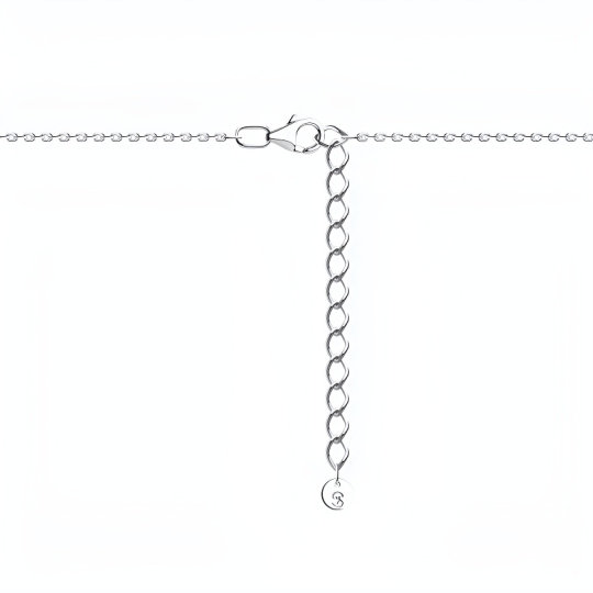 Колье из серебра