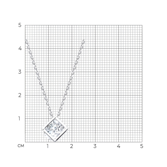 Колье из серебра