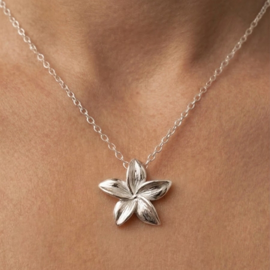 Подвеска из серебра с фианитами