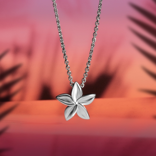 Подвеска из серебра с фианитами