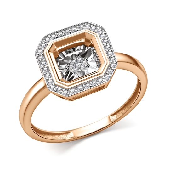 Кольцо из золота с бриллиантом