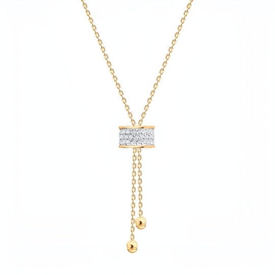 Колье из золота с бриллиантом