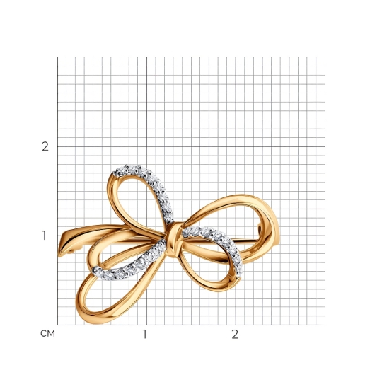 Брошь-булавка из золота