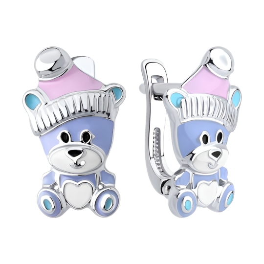 Серьги из серебра