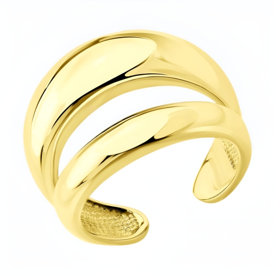 Кольцо из серебра с топазом