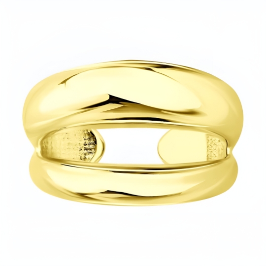 Кольцо из серебра с топазом