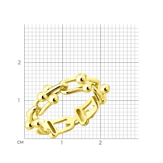 Кольцо из серебра с агатоми и фианитами