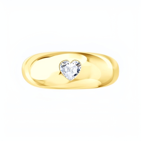 Кольцо из серебра с гранатами и фианитами