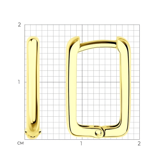 Серьги из серебра с керамическими вставками и фианитами 