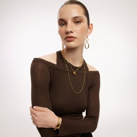 Серьги из серебра с корундами и фианитами