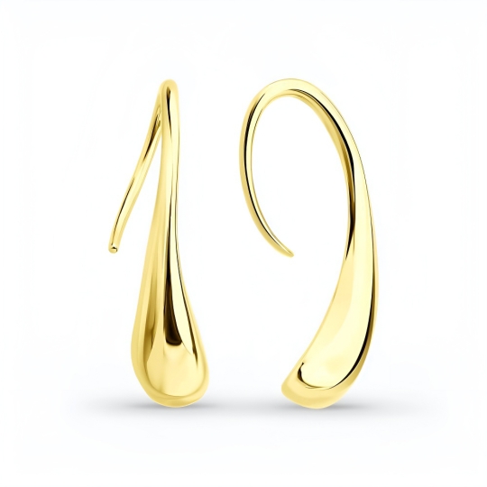 Кольцо из серебра, покрытие Вермель золото 999 пробы 