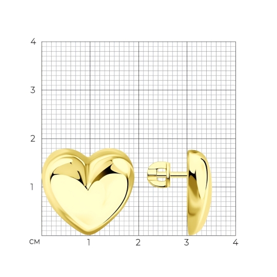 Кольцо из серебра, покрытие Вермель золото 999 пробы