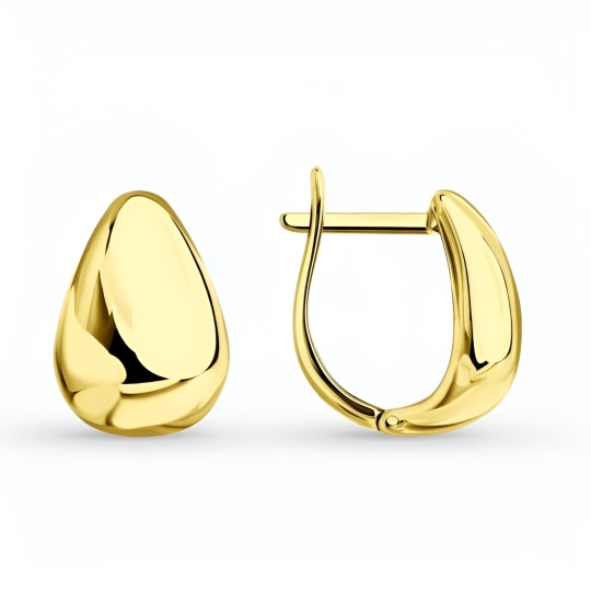 Серьга - кафф из серебра