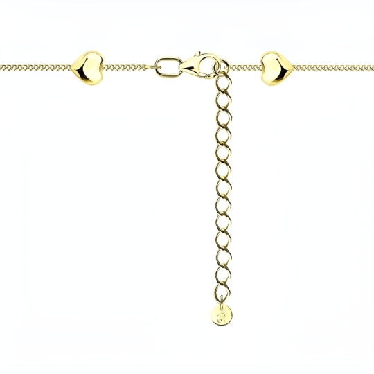 Колье из серебра с фианитами "Стрекоза"