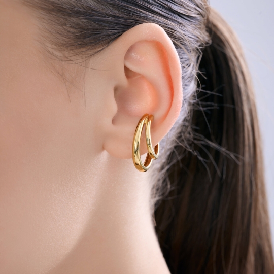 Серьги из серебра с алмазной гранью