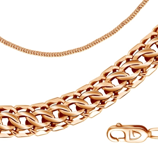 Браслет из золота с топазами, родолитом и фианитами "Колибри"