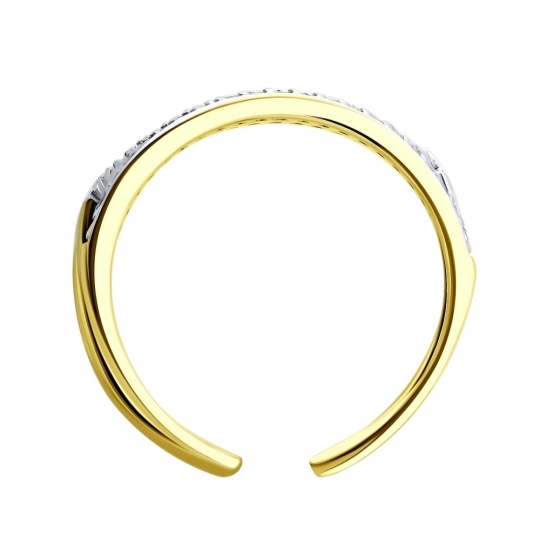 Кольцо из белого золота с бриллиантом