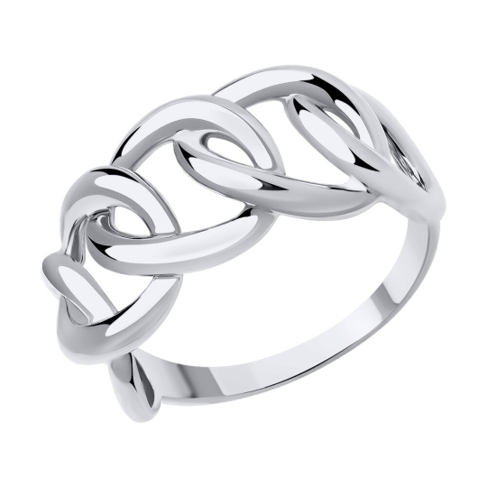 Кольцо из золота с фианитами