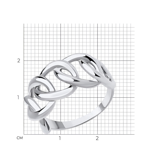 Кольцо из золота с фианитами