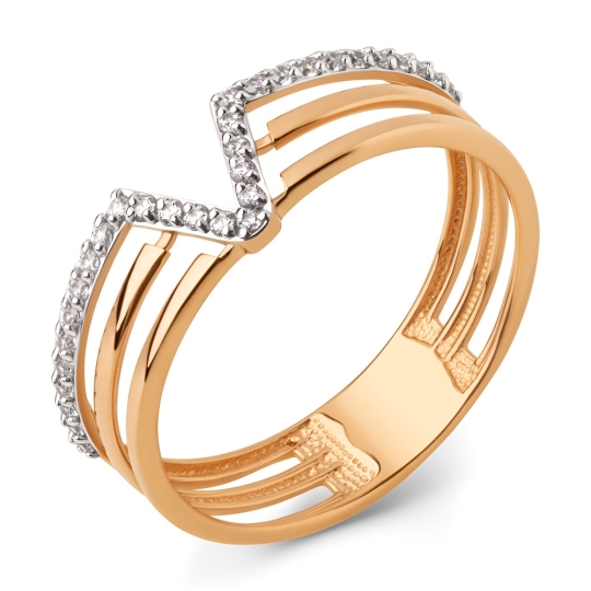 Кольцо из золота "Пантеры"