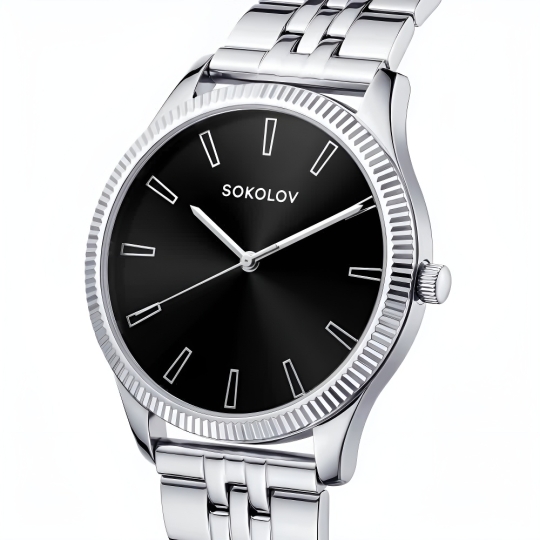 Мужские стальные часы