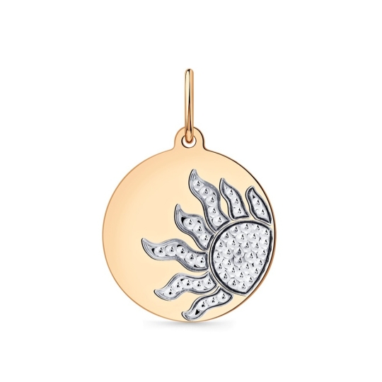 Подвеска из золота "Знак зодиака Лев"