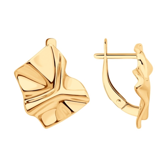 Серьги из серебра с бриллиантами