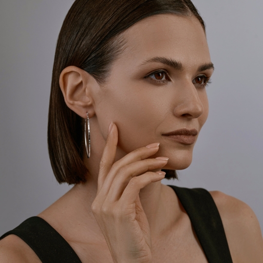 Серьги из серебра