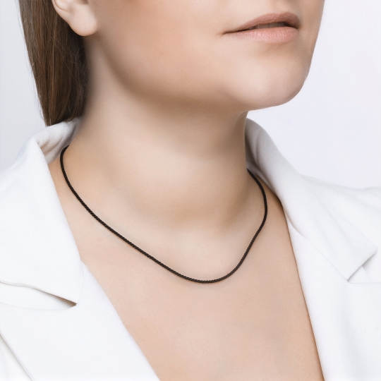 Цепь из серебра плетения "Бисмарк"