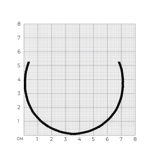 Цепь из серебра плетения "Бисмарк"