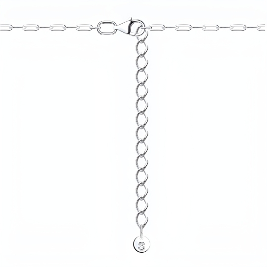 Колье из серебра