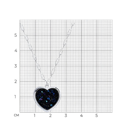 Колье из серебра