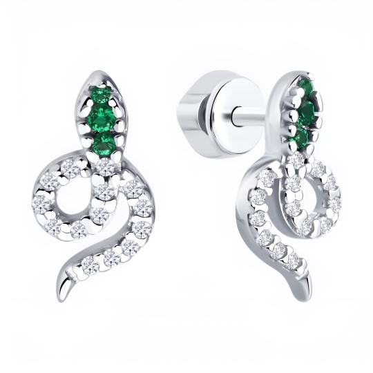 Серьги из серебра