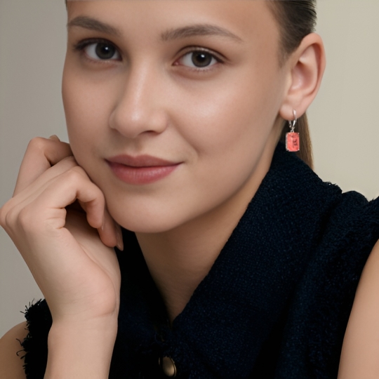 Колье из серебра с кварцами