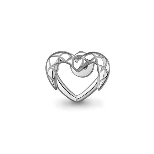 Серьги из серебра с гранатами, цитринами и фианитами